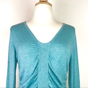 Lilla P Soft blue green top